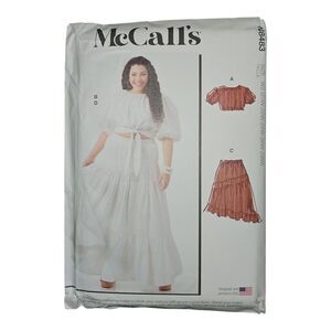 McCall's Sewing Pattern 8483 - Women's Tops & Skirts, Size: W2 (20W-28W)